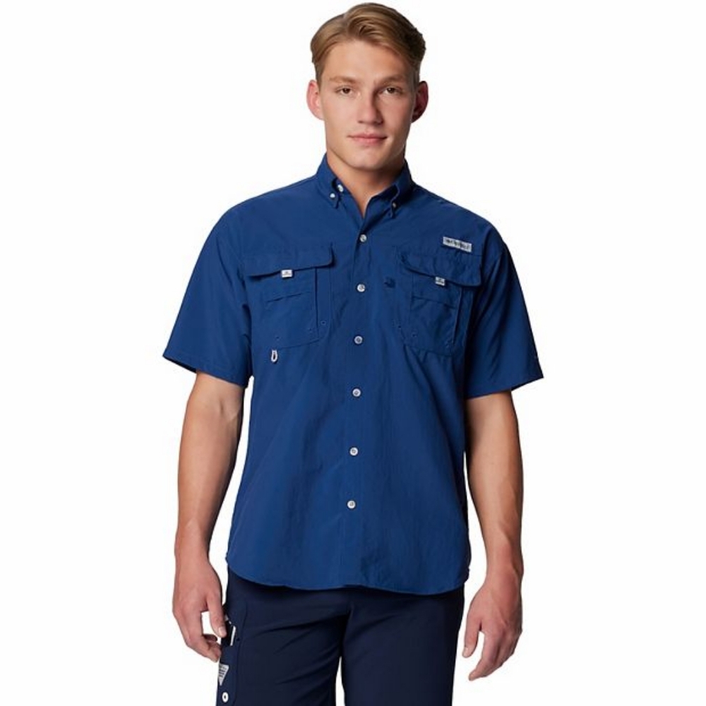 NWT "Columbia" Bahama ll PFG Men's Short Sleeve Shirt Sizes Small and Medium